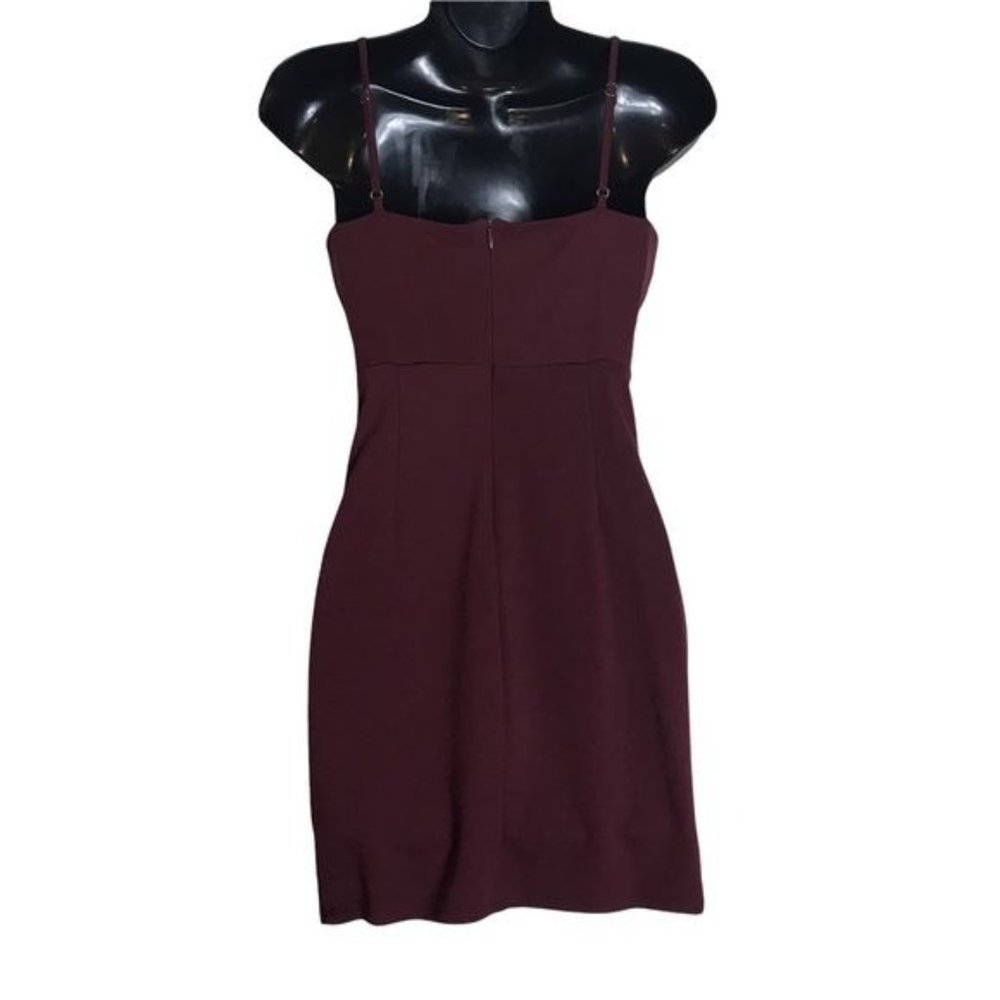 Lulu's Maroon Spaghetti Strap Bodycon Dress Size XS - Picture 4 of 6